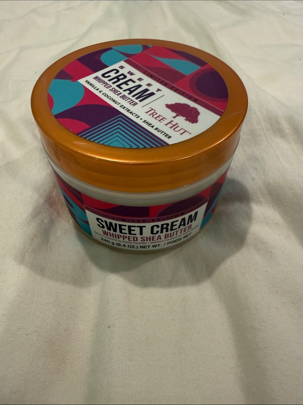 Tree Hut Sweet Cream Whipped Shea Butter - Orange Lid
